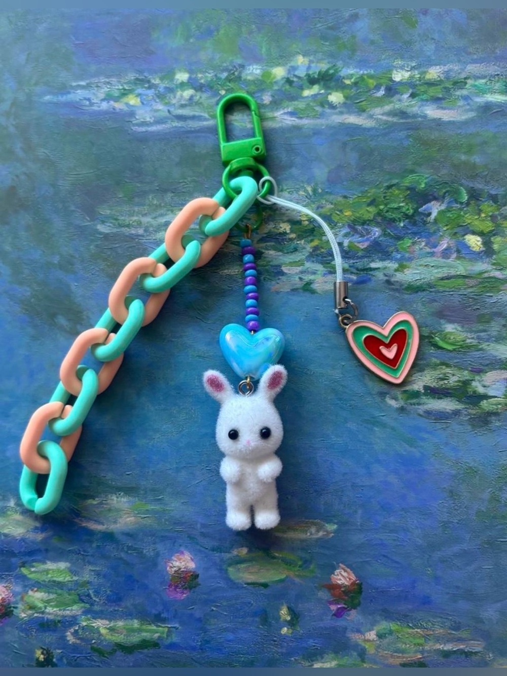 Handmade Calico Critter keychain